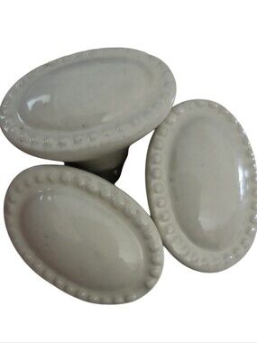 IndianShelf 3 Piece Oval Solid Unique Drawer Handles Dresser Knobs Cabinet Pulls